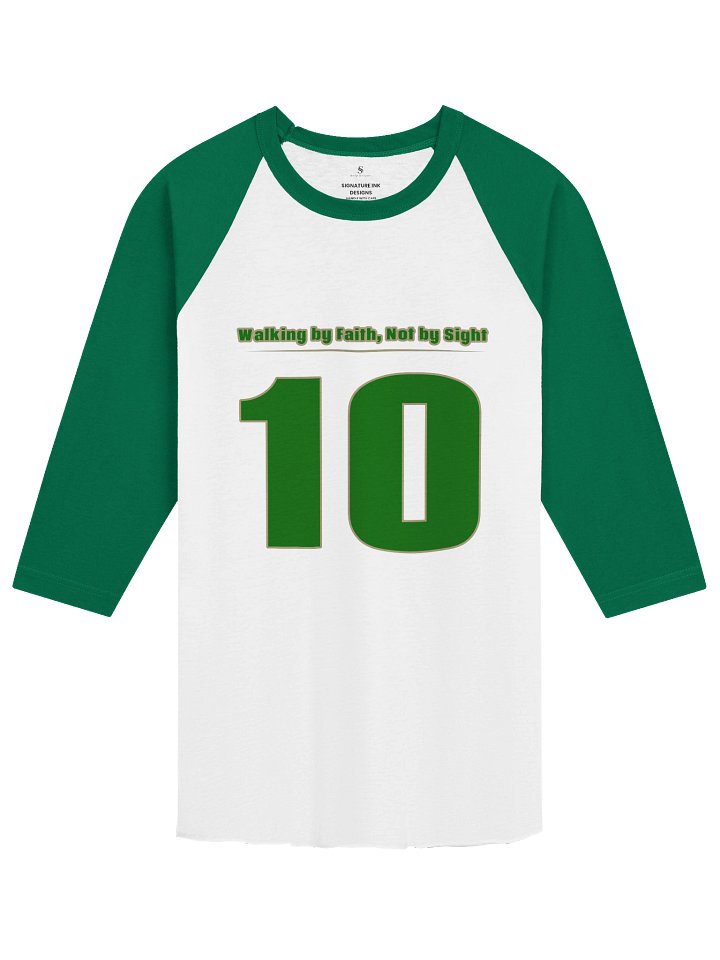 Walking by Faith 10 Raglan Tee product image (1)
