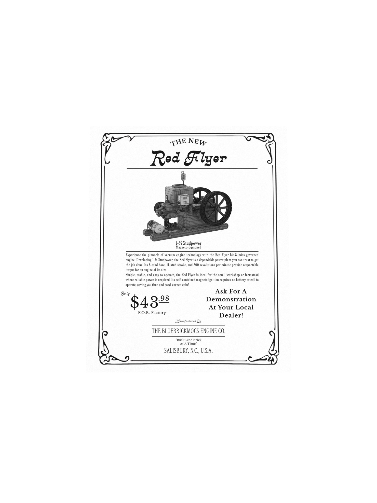 Red Flyer Hit-&-Miss Poster | 8" x 10" product image (4)