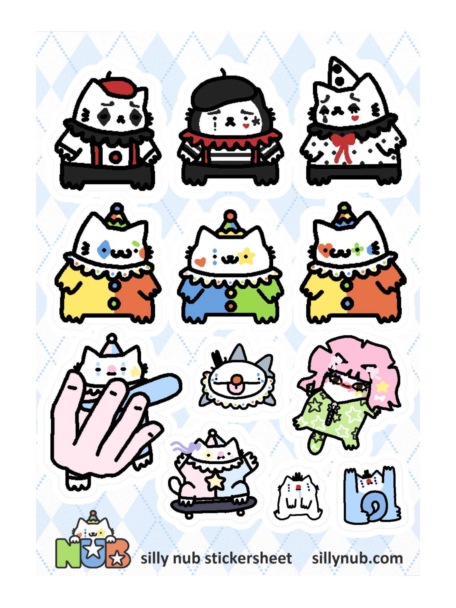 I LIKE CLOWNS stickers product image (1)