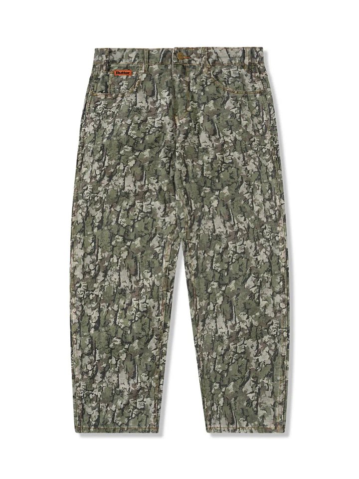 Bark Camo Denim Jeans, Army product image (1)