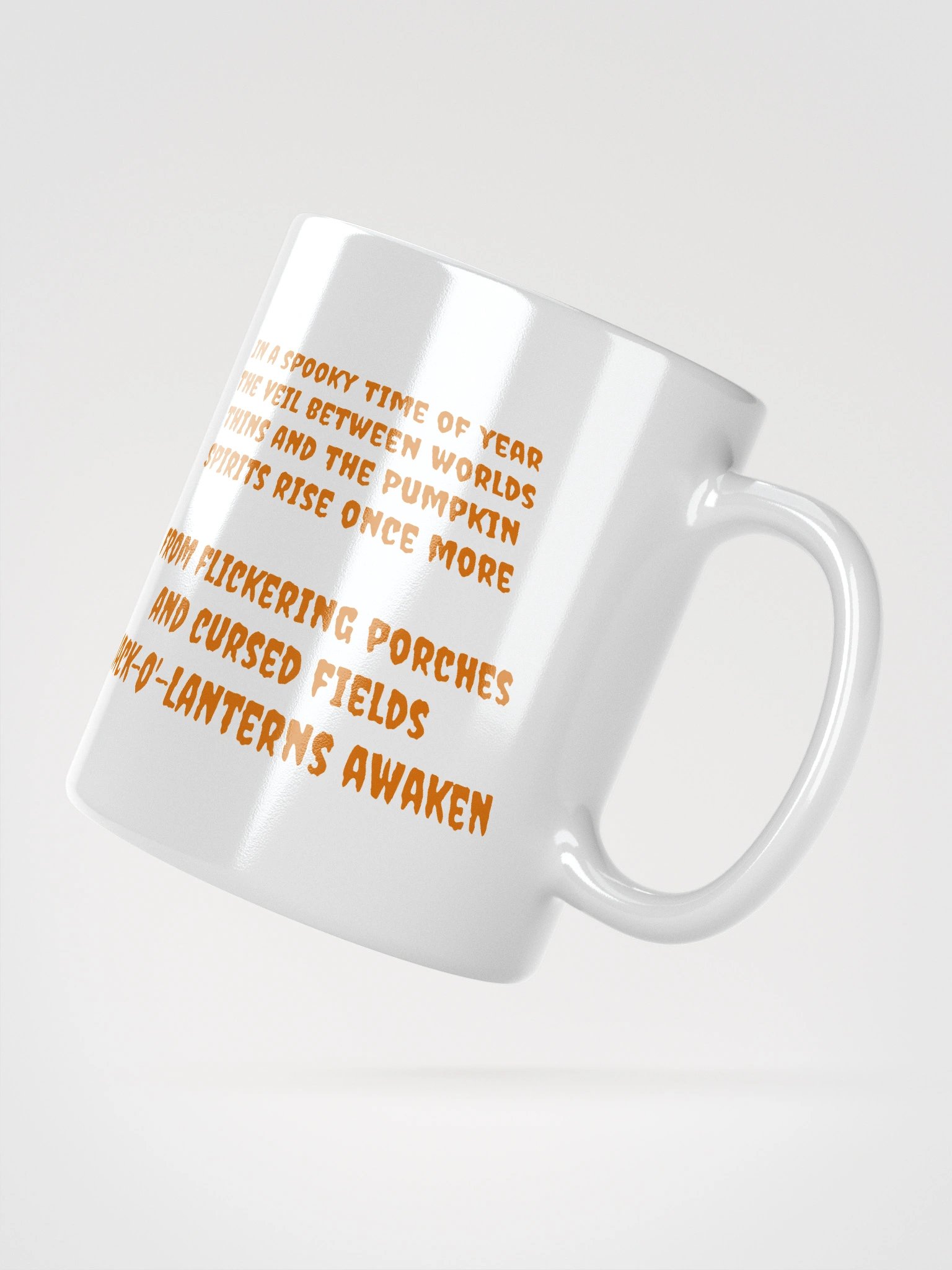 Jack O' Lanterns Era Spooky Spirits White Glossy Mug product image (2)