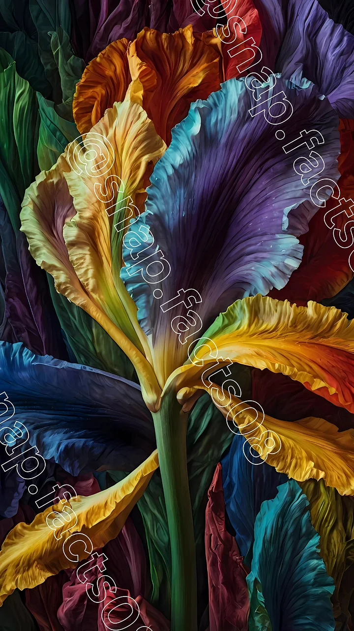 Prismatic Bloom: A Symphony of Colors product image (1)