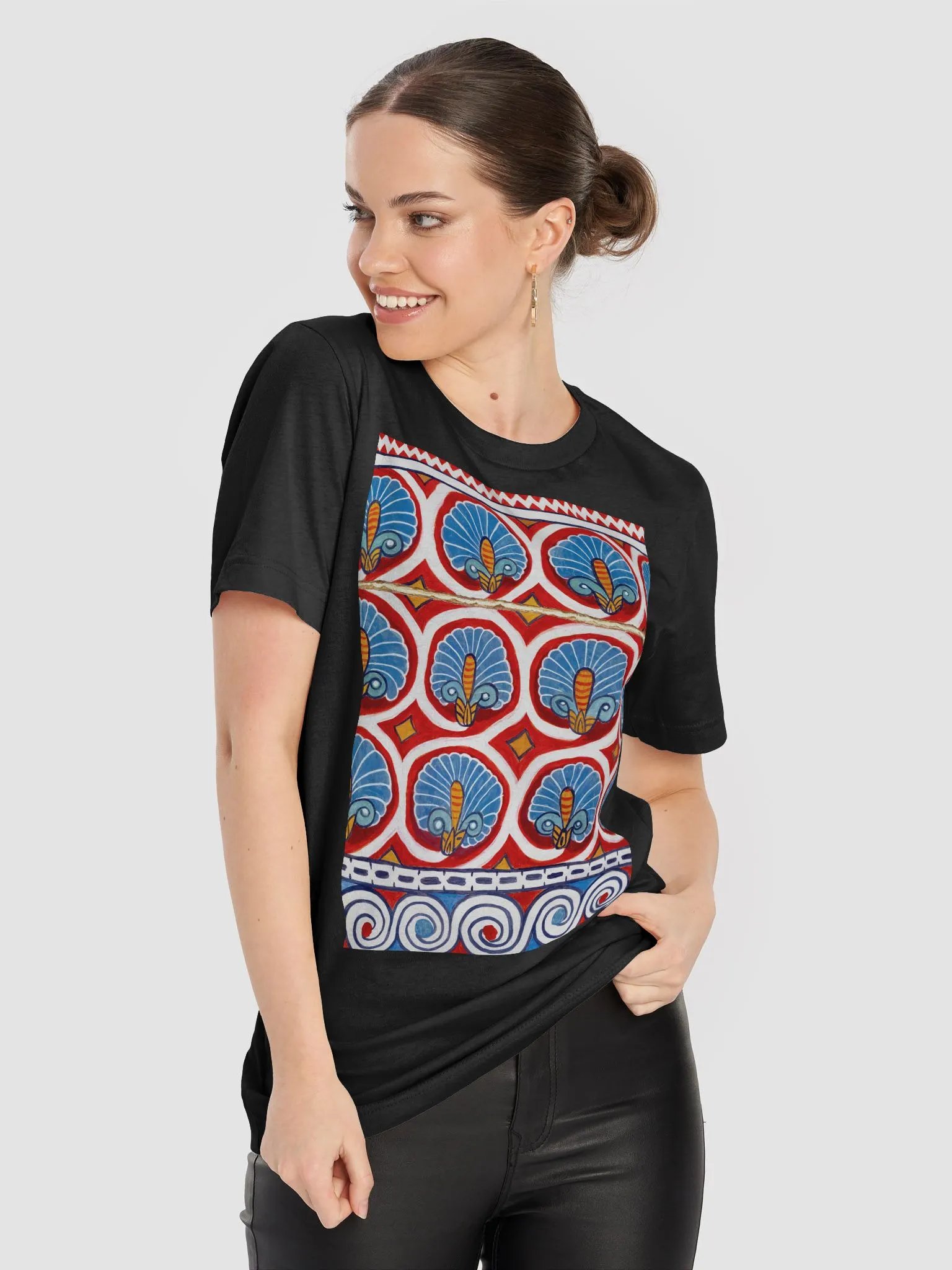 Ceiling Pattern, Tomb of Qenamun Ancient Egypt Art Unisex T-Shirt product image (8)