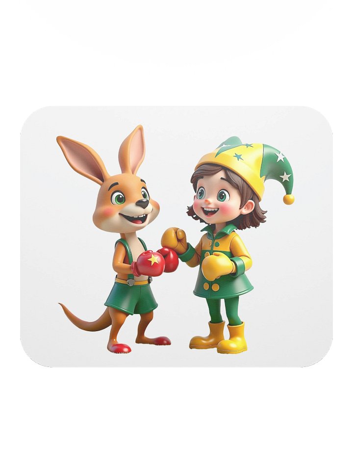 JessyJesty Australia Classic Mouse Pad – Whimsical Aussie Vibes for Your Desk product image (2)