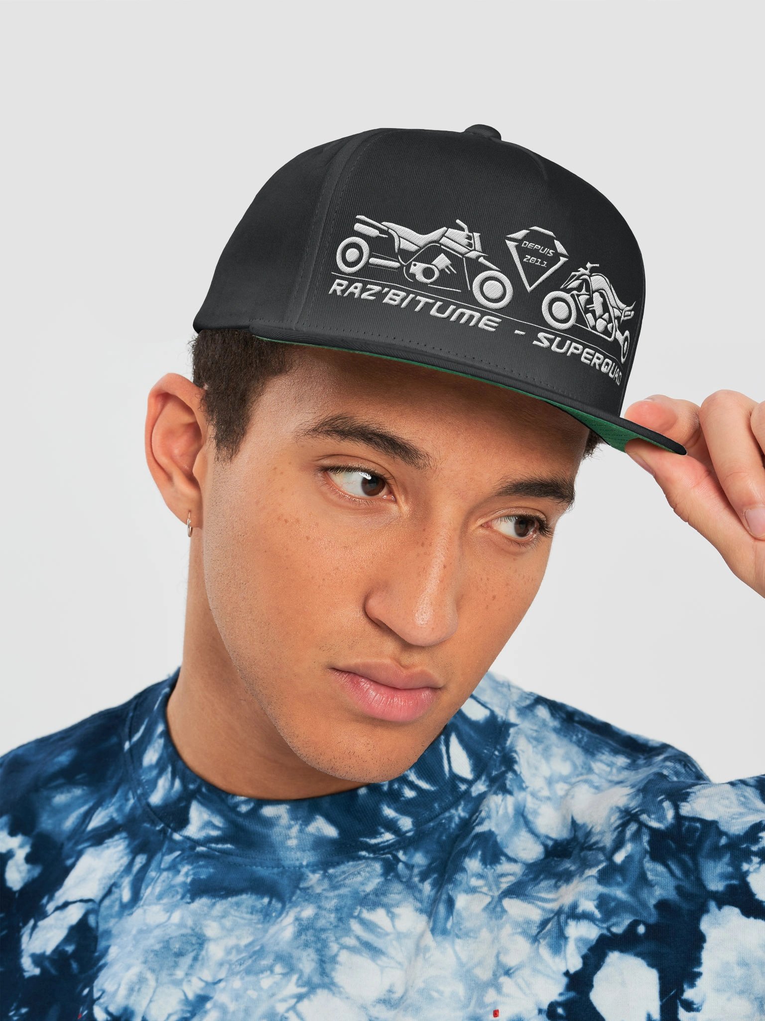 Raz'Bitume - Superquad blanc - Snapback product image (5)