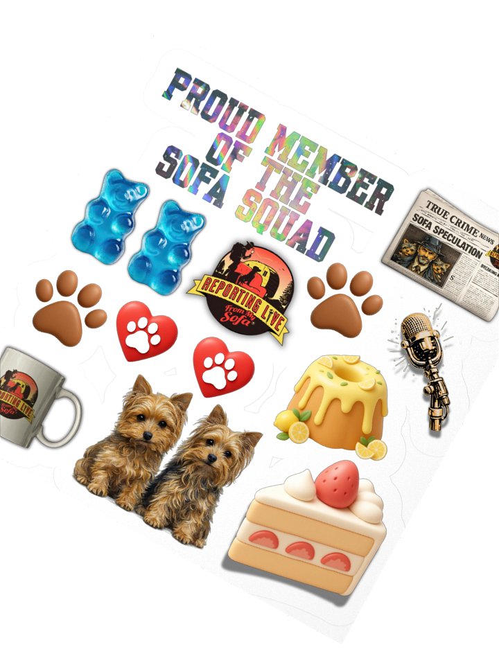 Proud Member Sofa Squad Sticker Sheet product image (5)