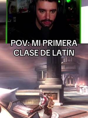 POV: MI PRIMERA CLASE DE LATÍN 😂 #humor #viral #parati #fyp #godofwar 