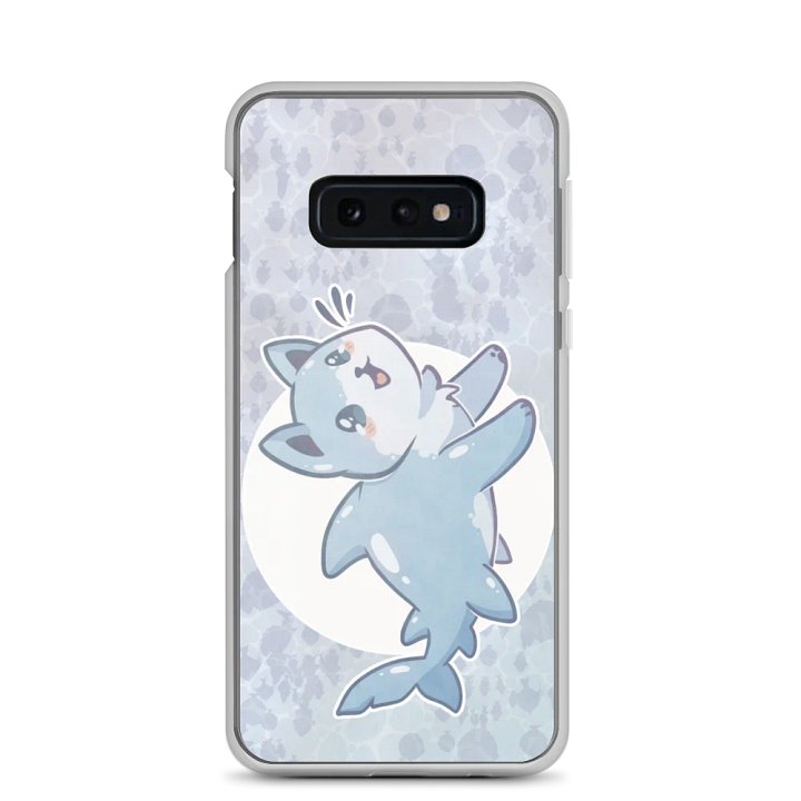 CATSHARK - White shark - samsung clear case product image (3)