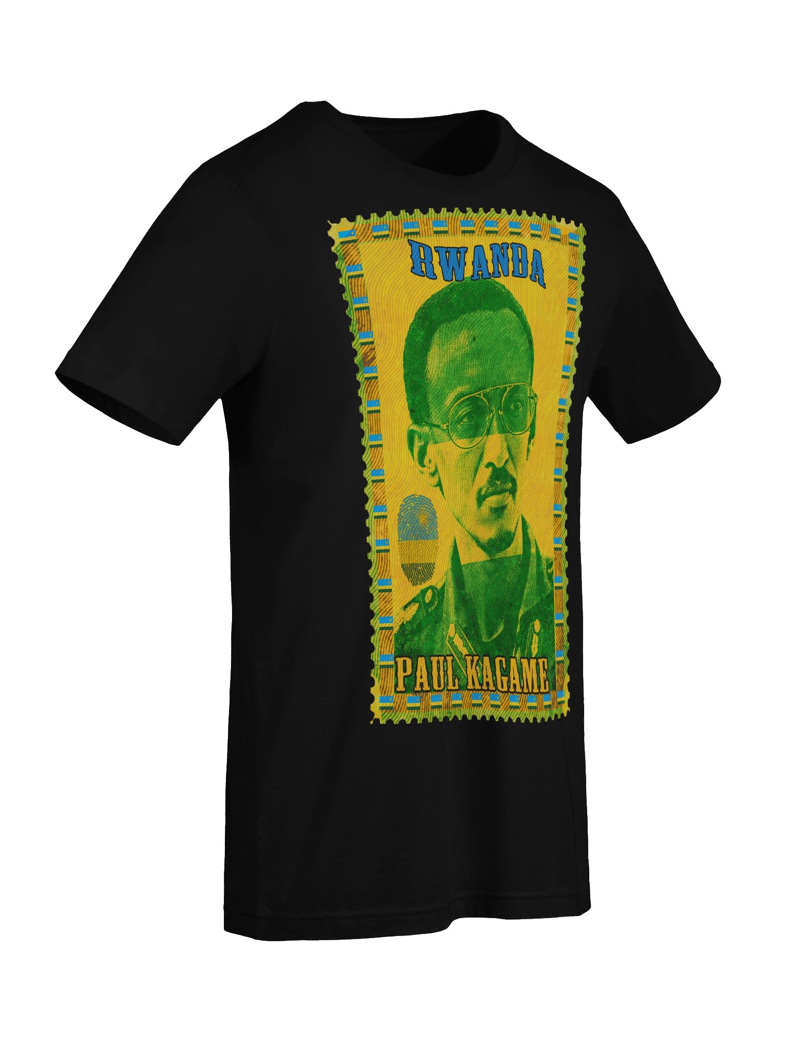 Vintage Postage Stamp of Paul Kagame Rwanda T-Shirt product image (61)