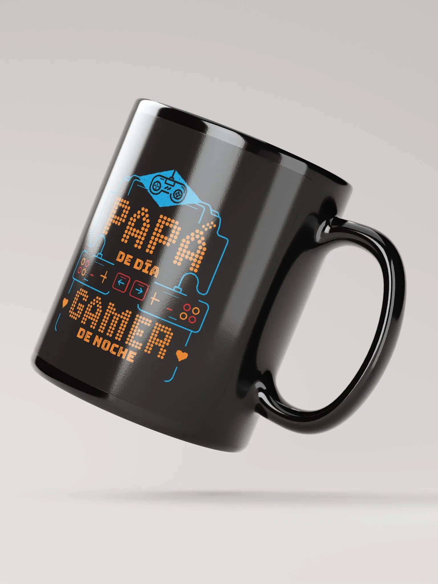 Papá de Día Gamer de Noche | Black Mug product image (2)