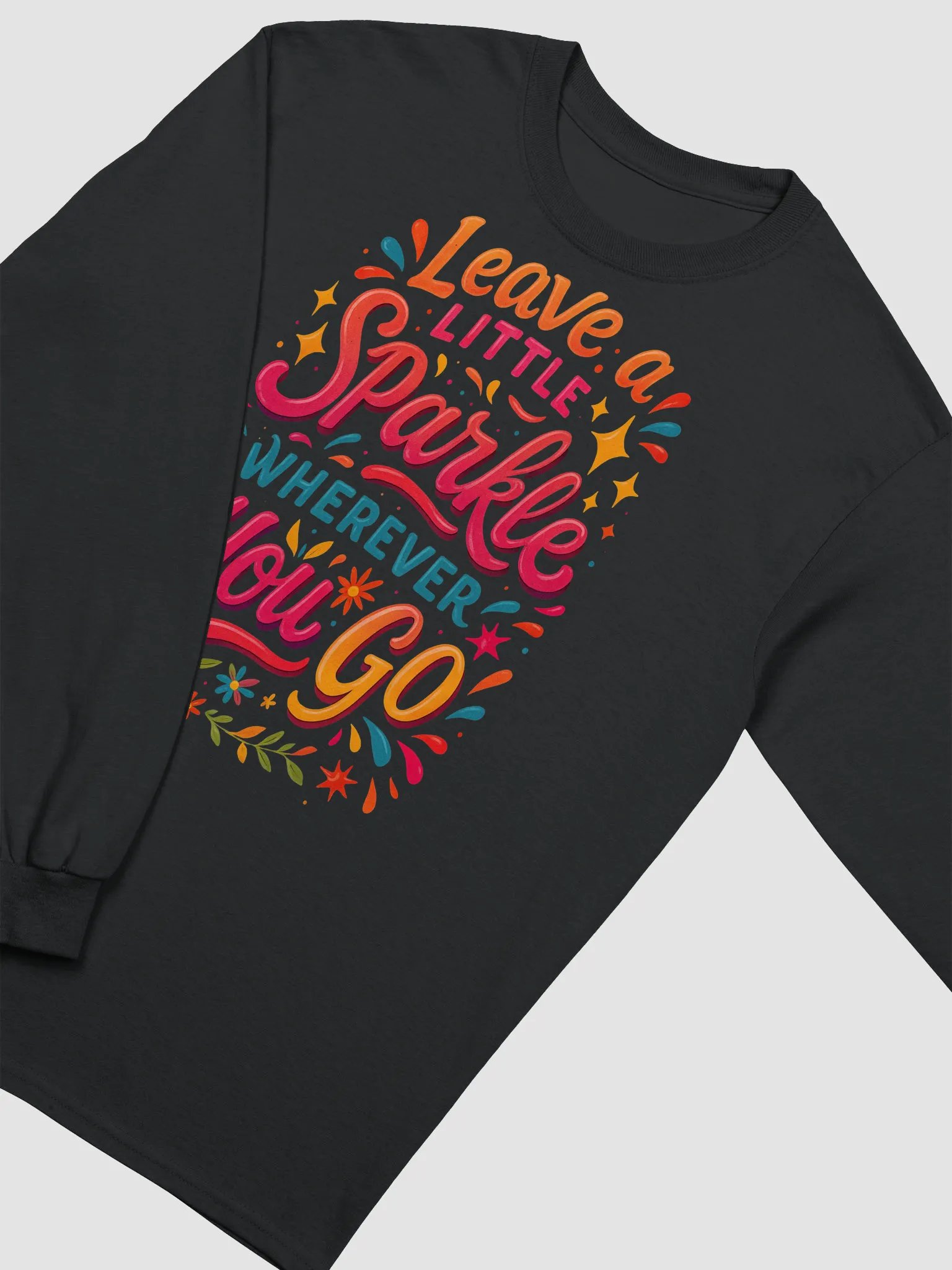 Leave a Little Sparkle – Long Sleeve Positivity Tee product image (23)