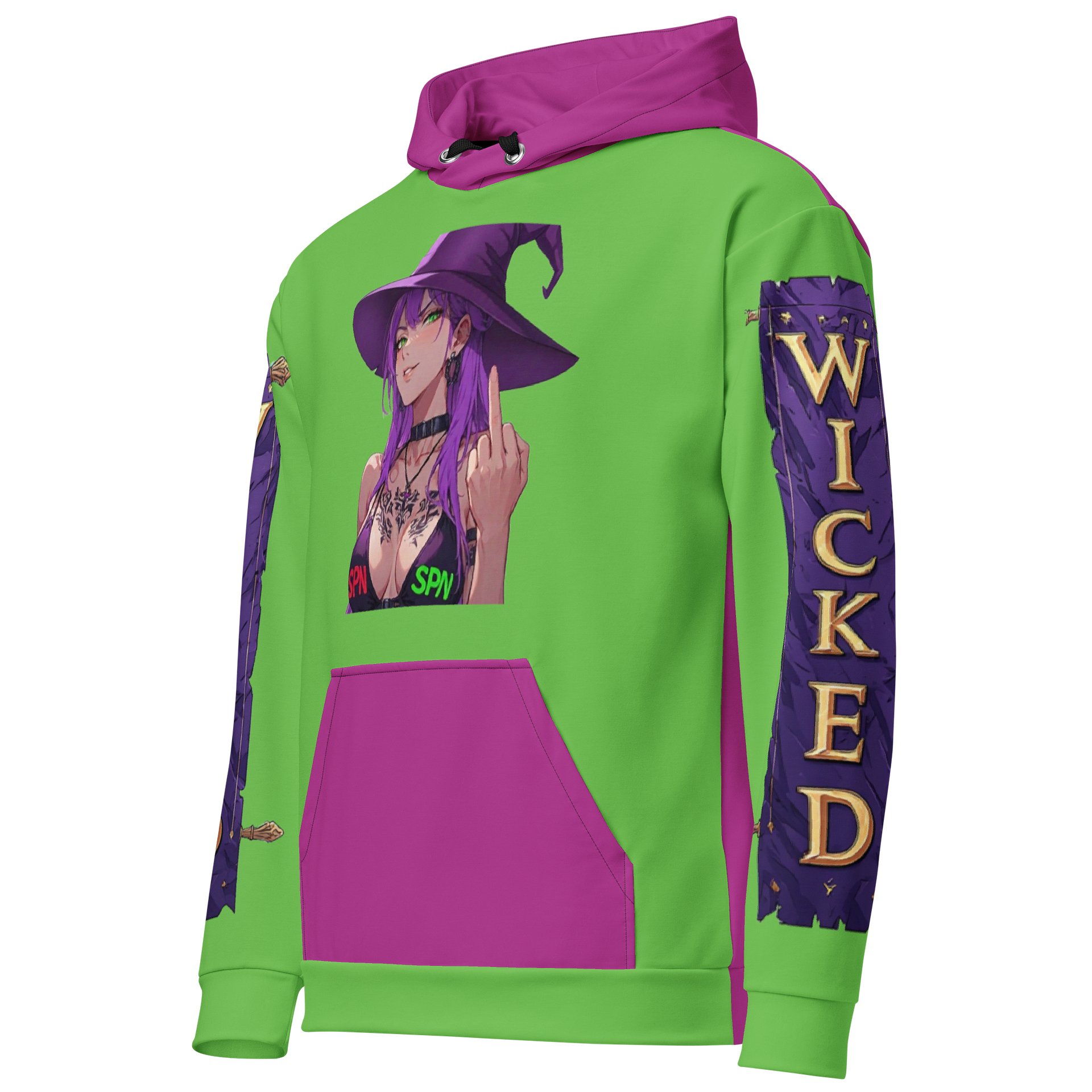 Rebellious Witch All-Over Hoodie product image (3)