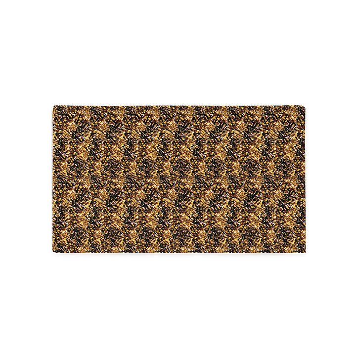 Retro Yellow Danish Plush Pattern Cushion – Pillowcase product image (2)