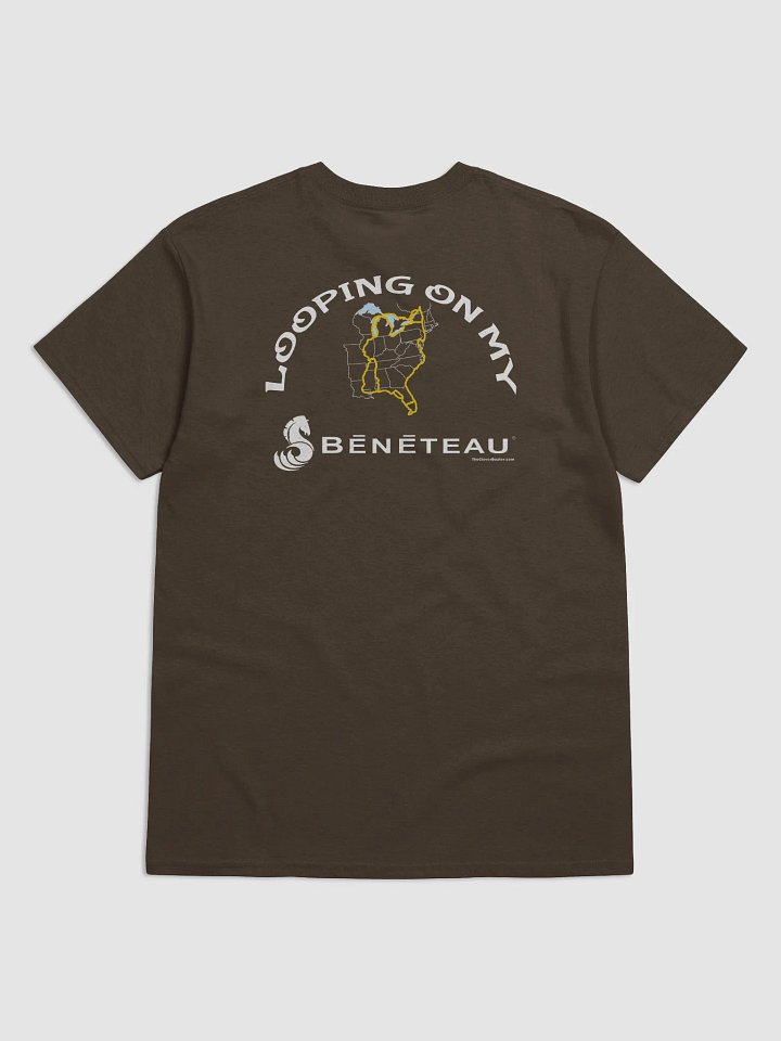 Looping On My Beneteau - T-Shirt - Dark Shirt w/White Logo product image (2)