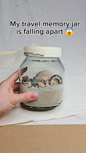 There was a time when I used to travel. ✈️🧳 My visited places had beaches, so I collected some sand, shells, and a couple of ...