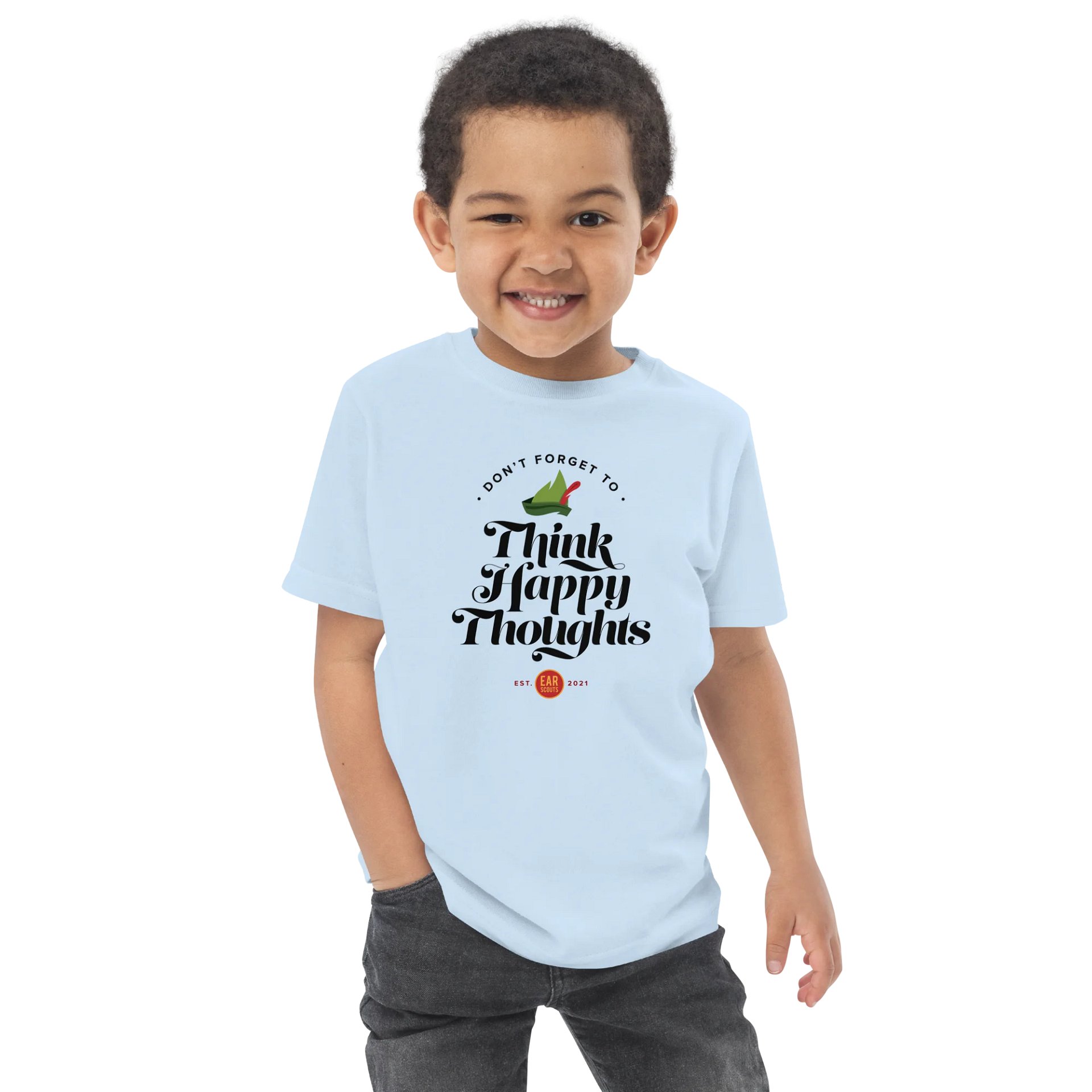 Happy Toddler Tee (Light Blue) product image (4)