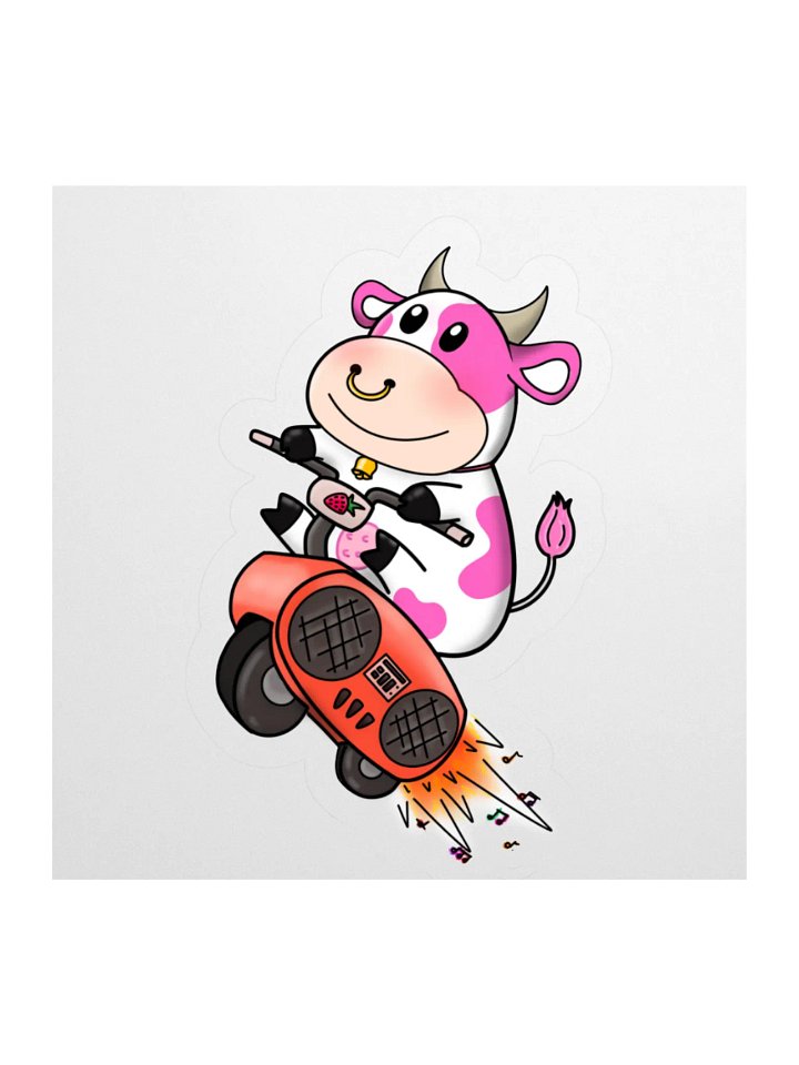 MinMin Meadows Cow Sticker product image (3)