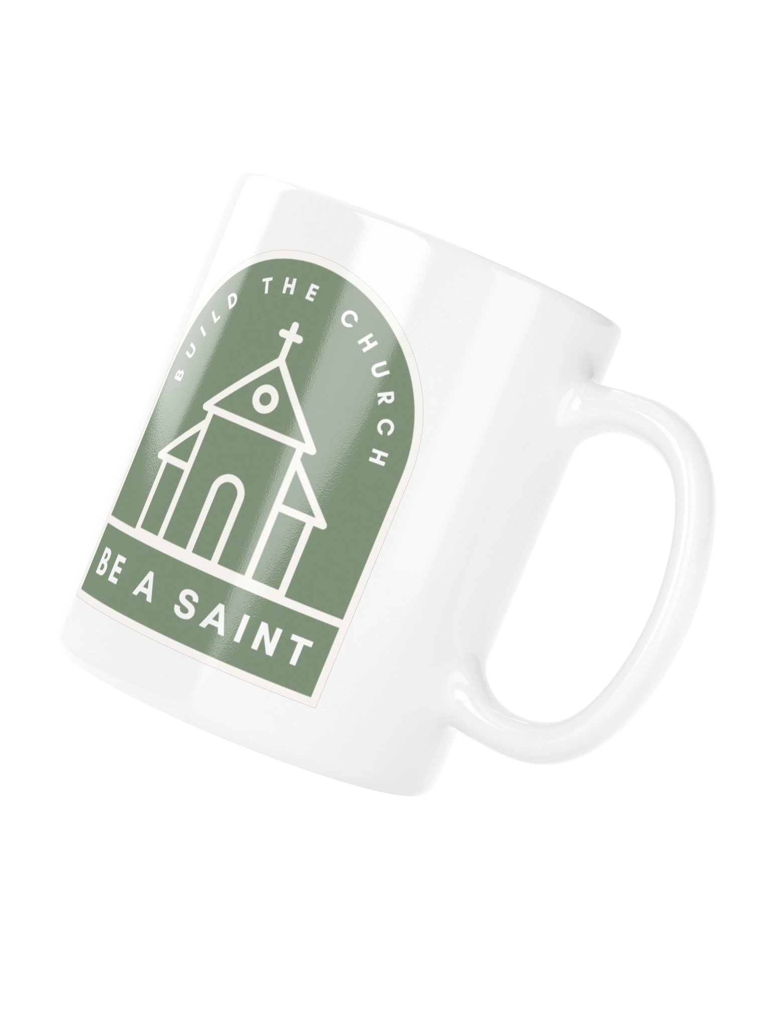 Build the Church, Be a Saint Mug (Green) product image (11)