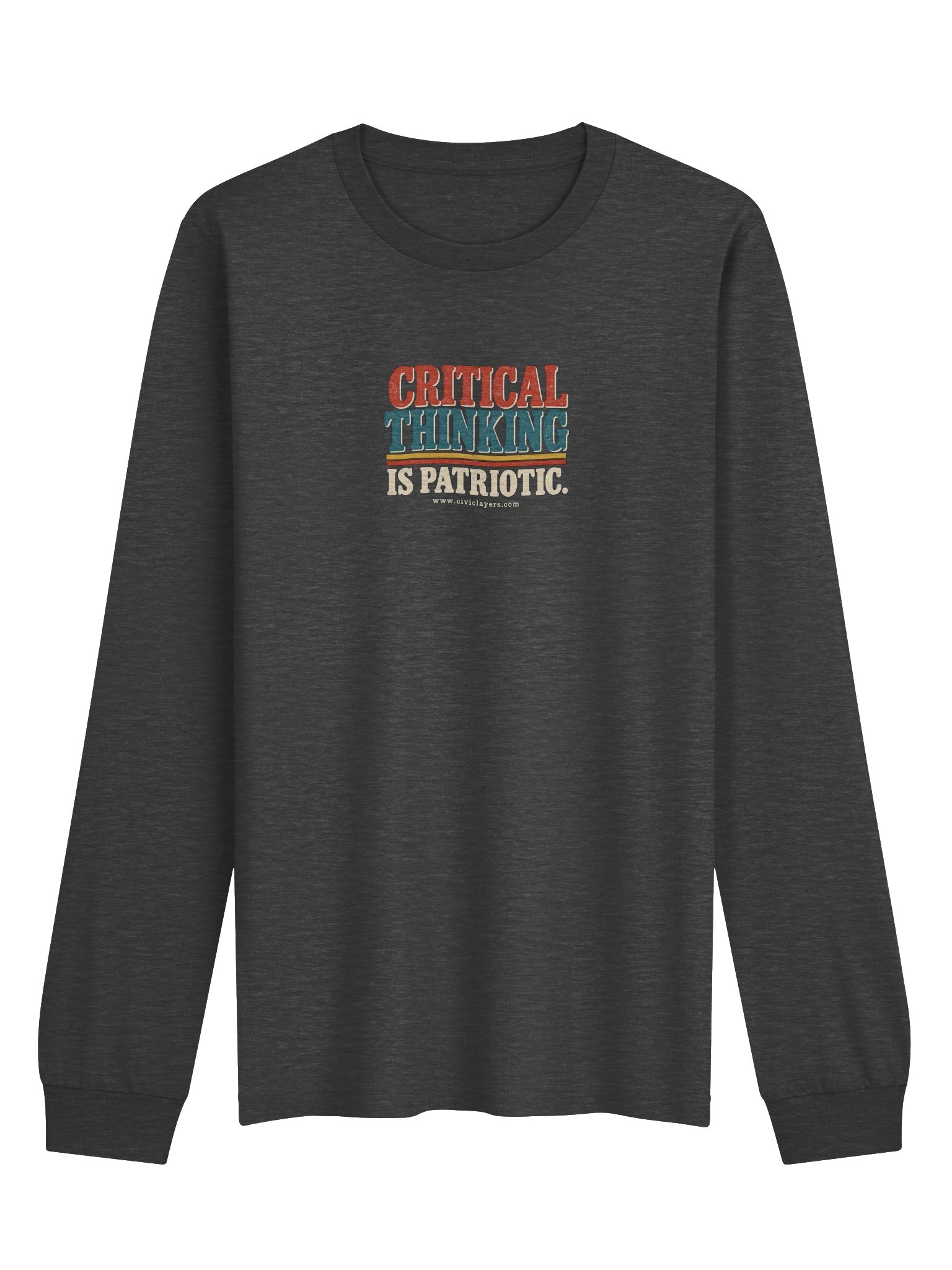 Critical Thinking Is Patriotic Supersoft Long Sleeve T-Shirt product image (1)