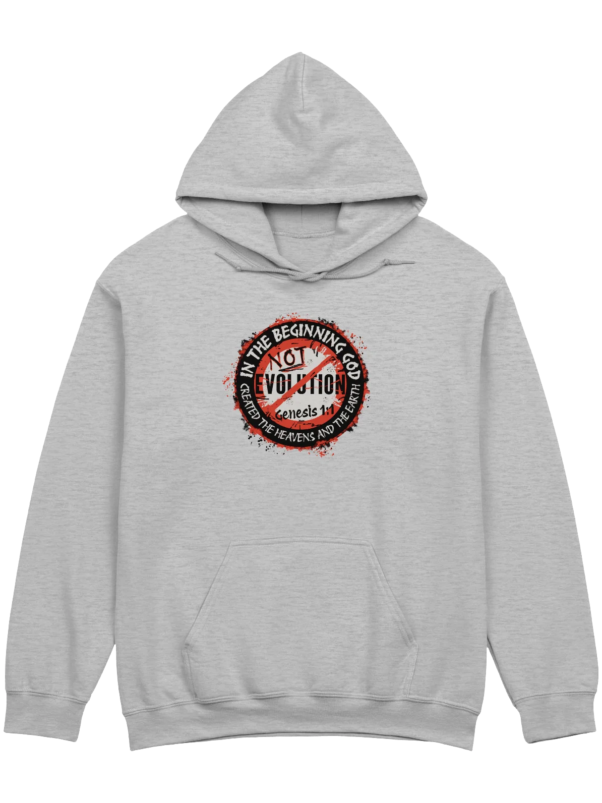 In The Beginning God, Not Evolution Hoodie product image (1)