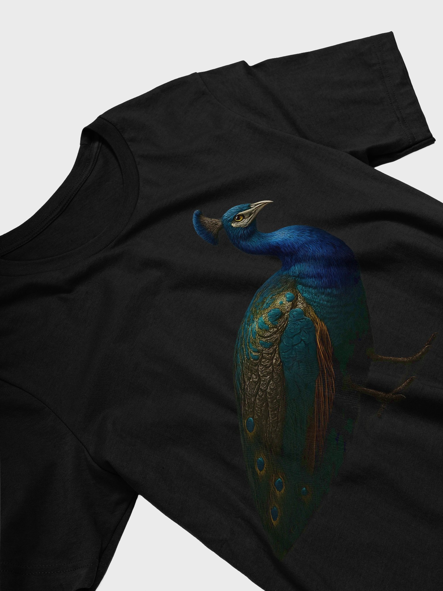 Iridescent Peacock Feather T-Shirt product image (3)