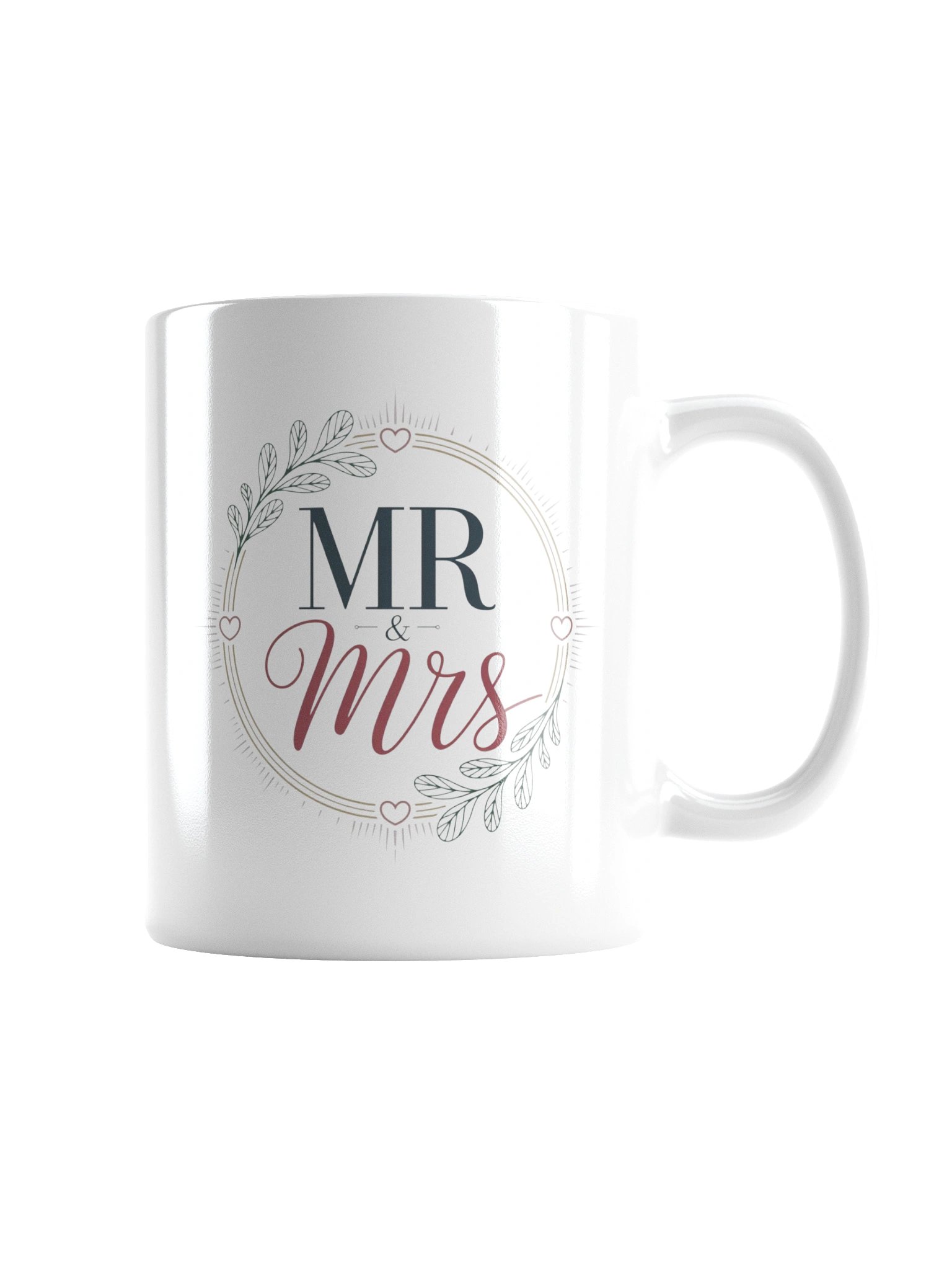 Modern Mr & Mrs Monogram Frame Coffee Mug product image (8)