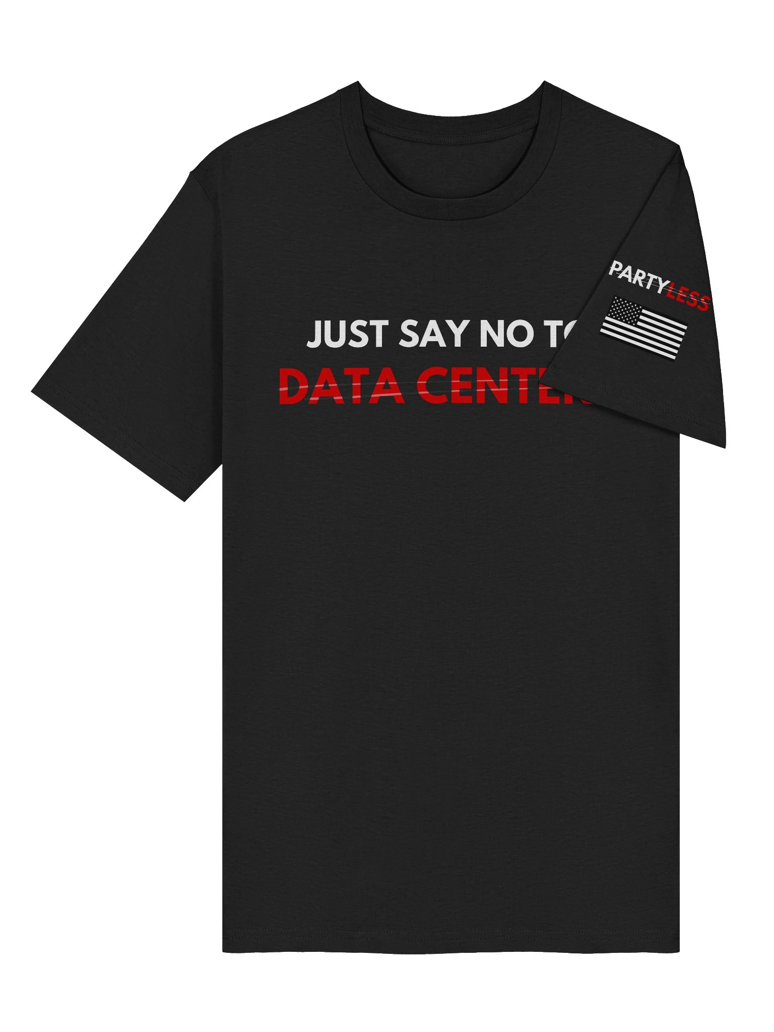 Just Say No to Data Centers Organic Cotton Unisex Tee product image (12)