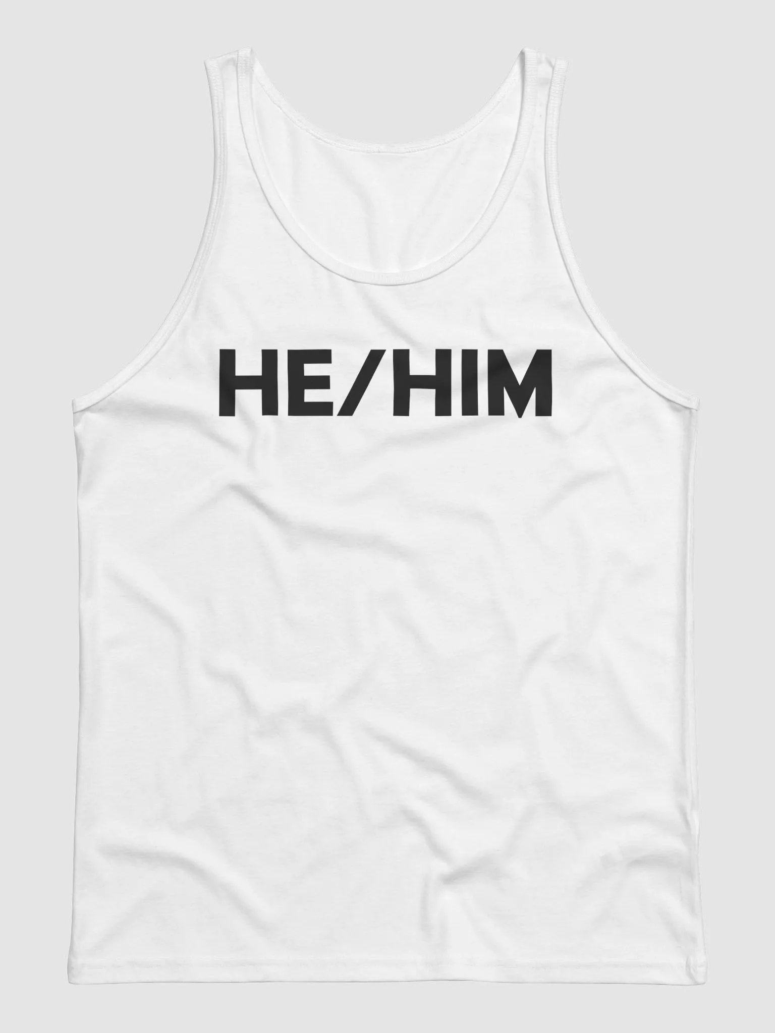 He/Him Jersey Tank product image (1)