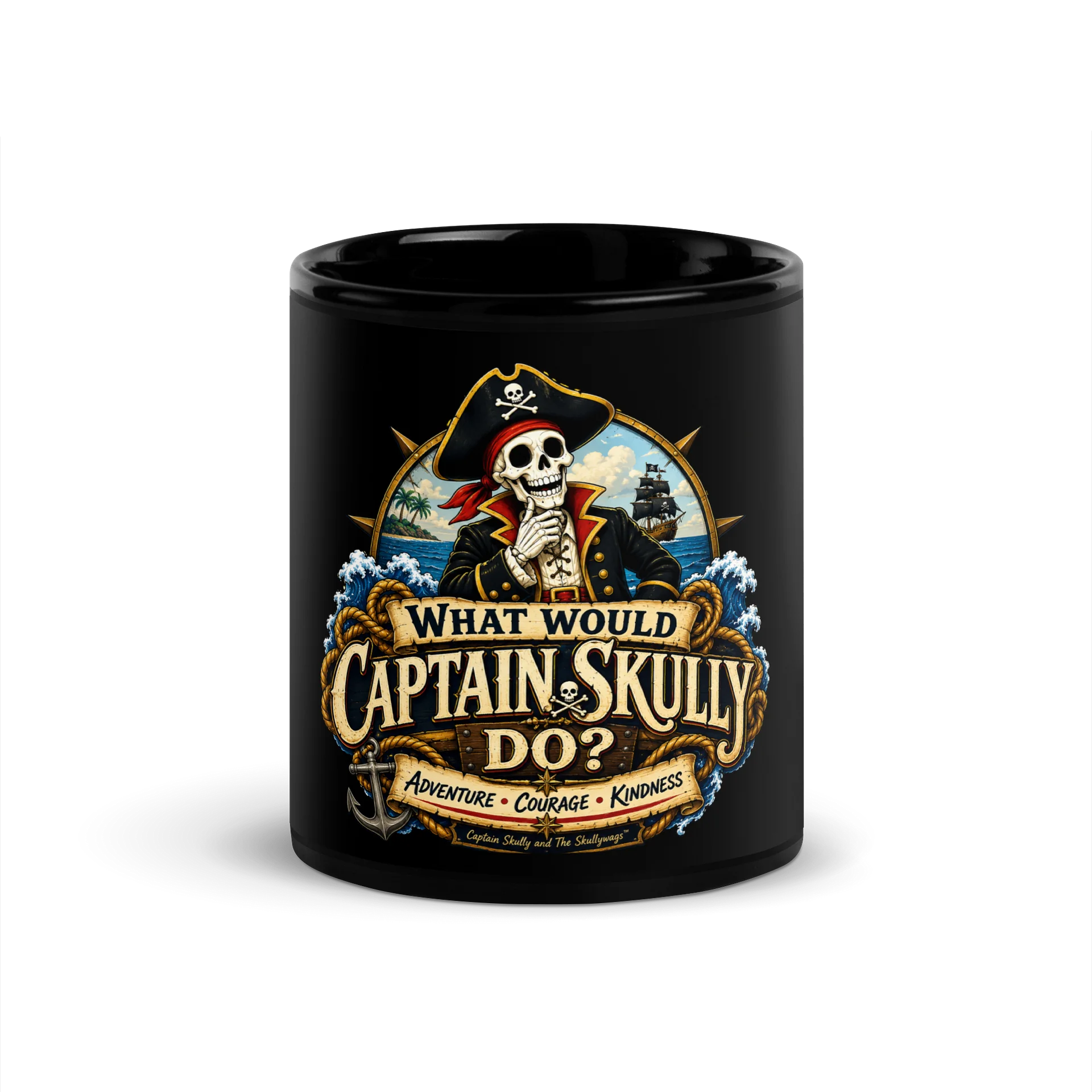 Black 'What Would Captain Skully Do?' Mug product image (4)