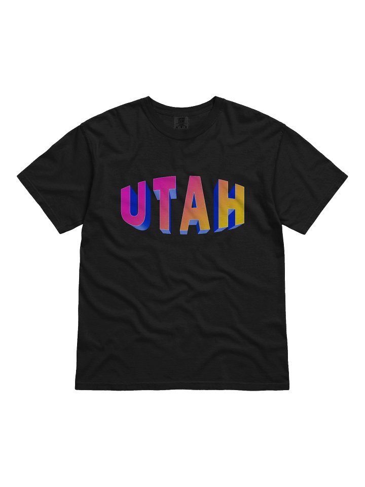 UTAH 3D gradient Tee product image (1)
