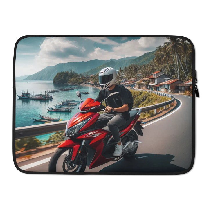 Coastal Commute Laptop Sleeve | AI Design product image (2)