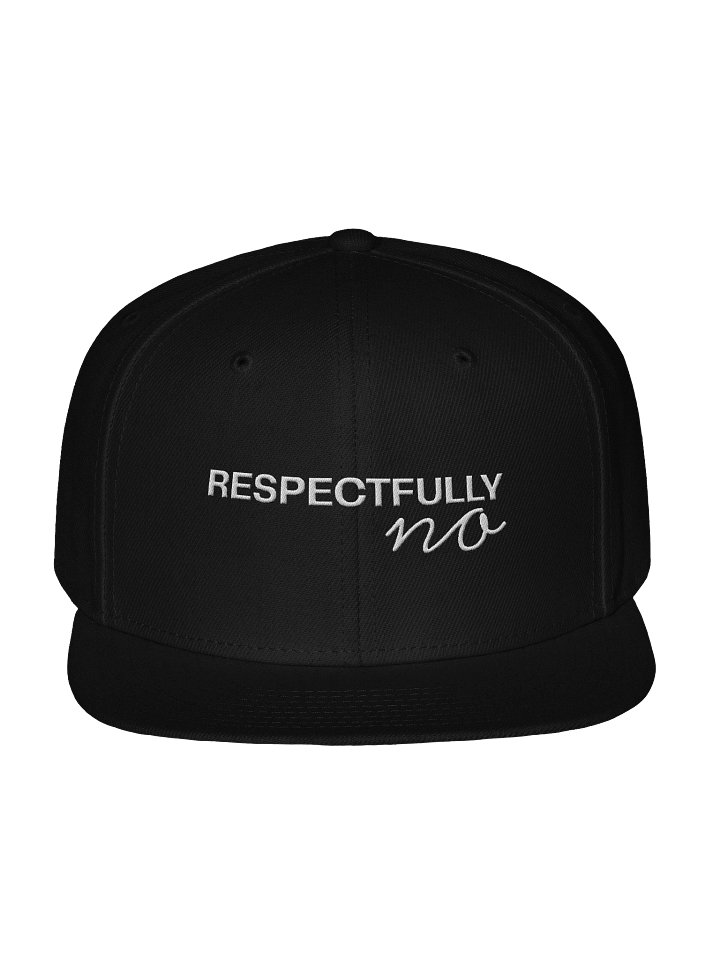 RESPECTFULLY NO CAP product image (1)