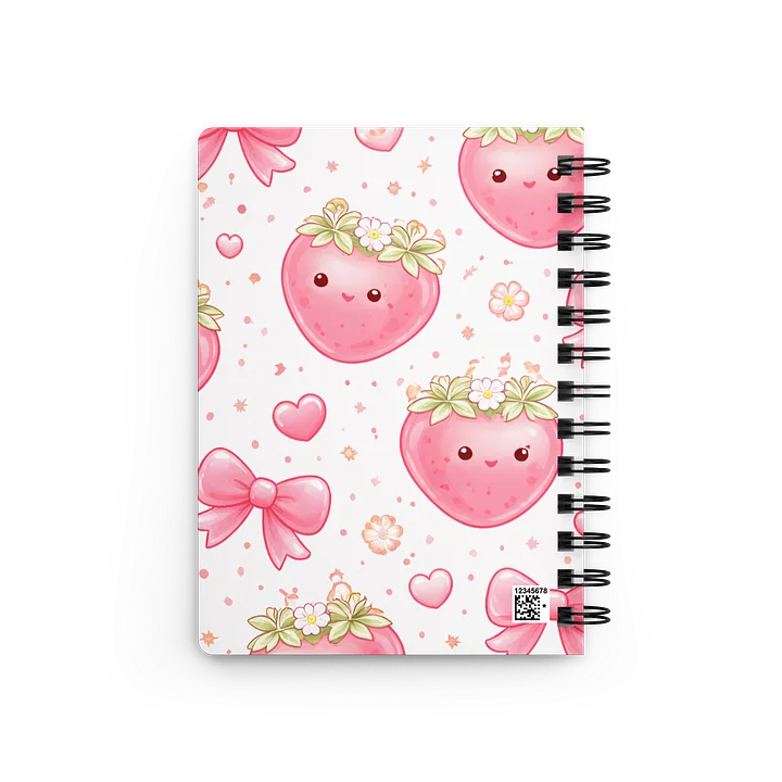 Whimsical Strawberry Dreams Spiral Journal product image (2)