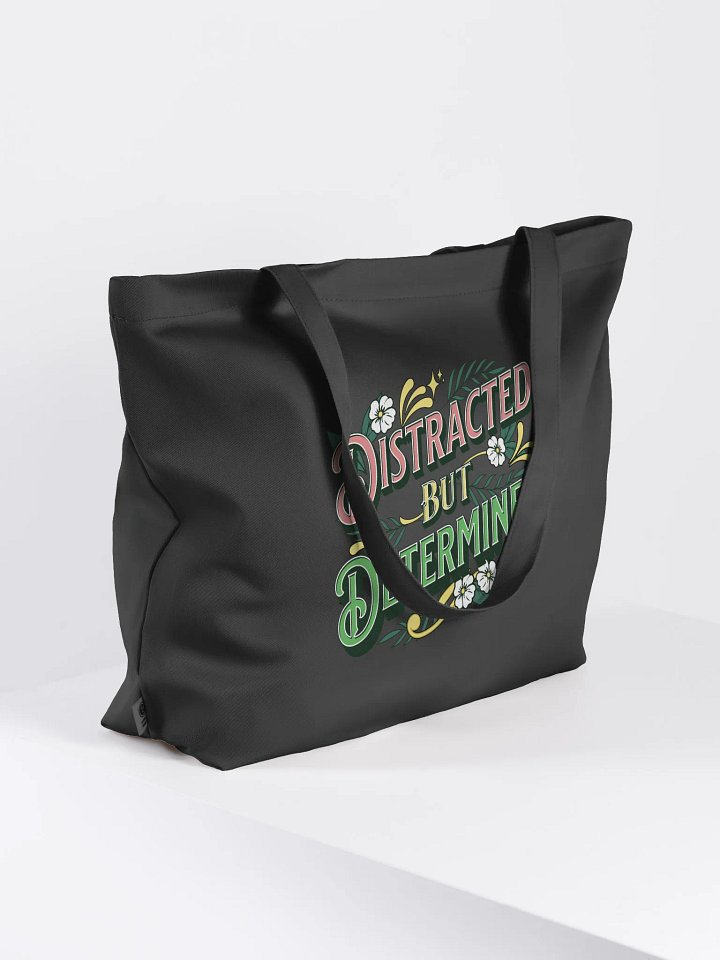 Distracted but Determined Floral Tote Bag product image (1)