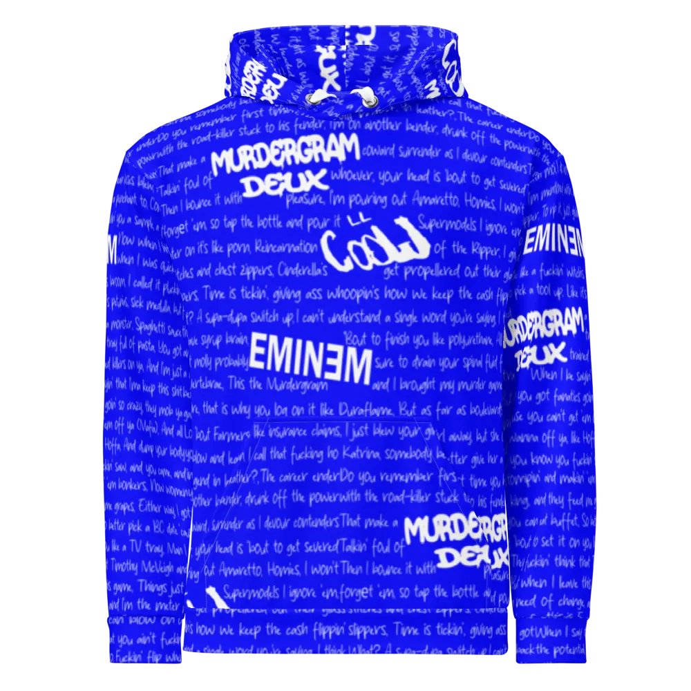 Murdergram Deux - LL Cool J ft. Eminem - BLUE - Unisex Hoodie product image (2)