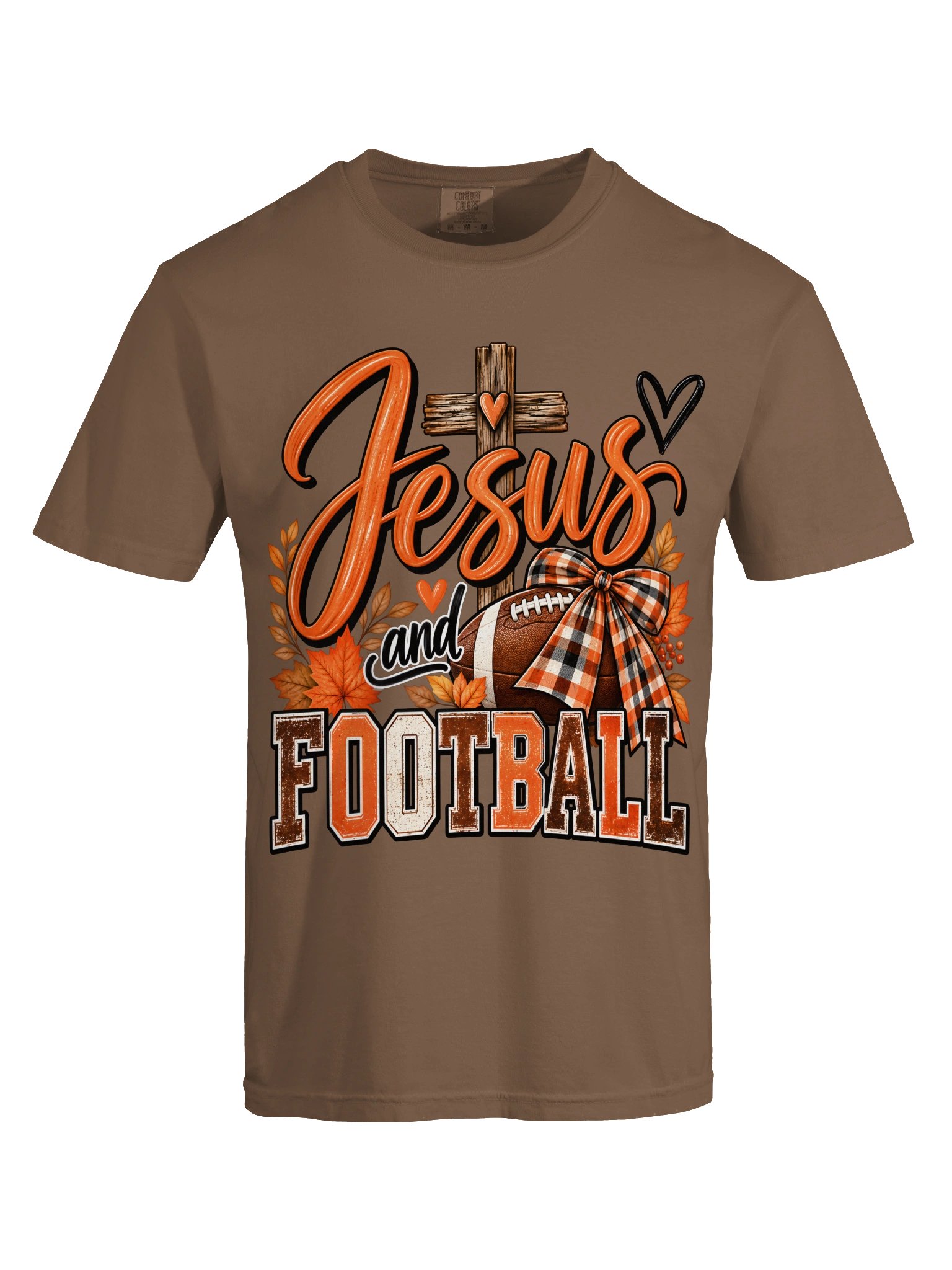 Jesus and Football Fall Tee product image (5)