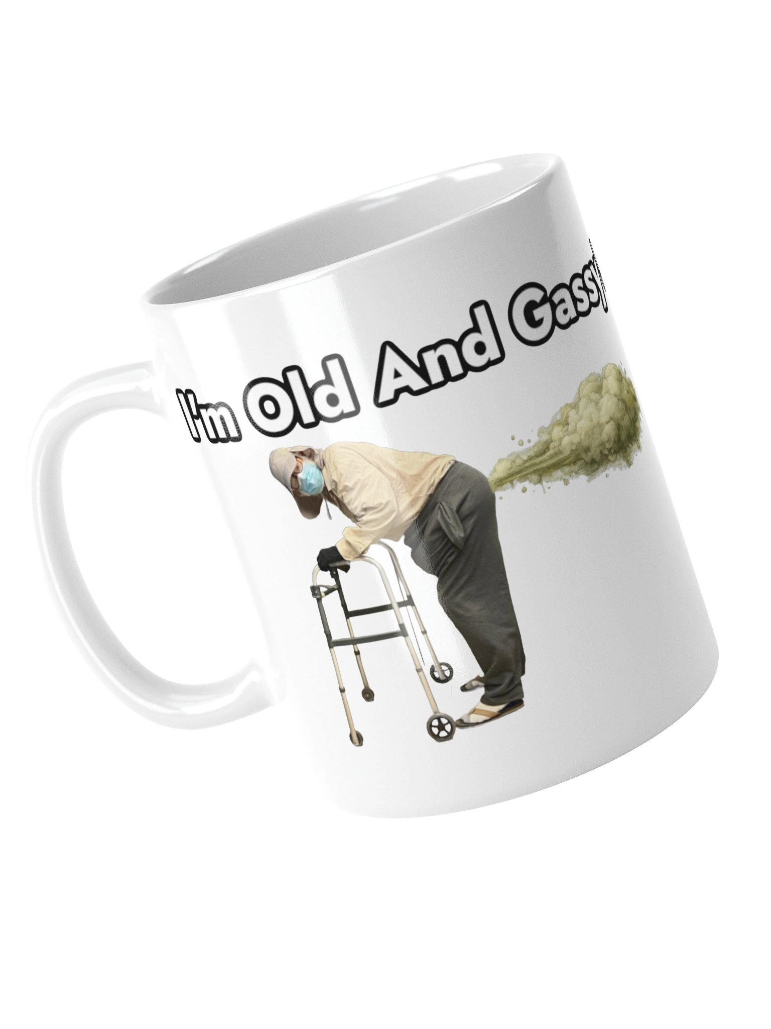 Gassy Old Man Mug (White) product image (15)