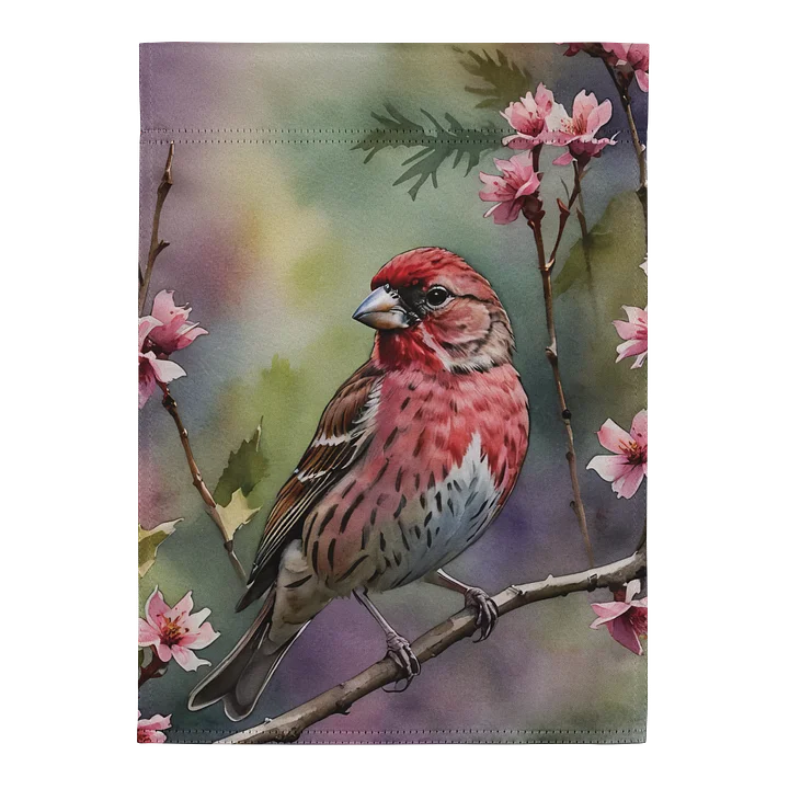 Purple Finch Garden Flag product image (2)