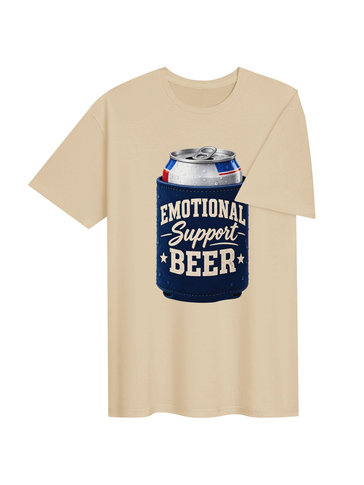 Emotional Support Beer Funny Drinking T-Shirt product image (42)