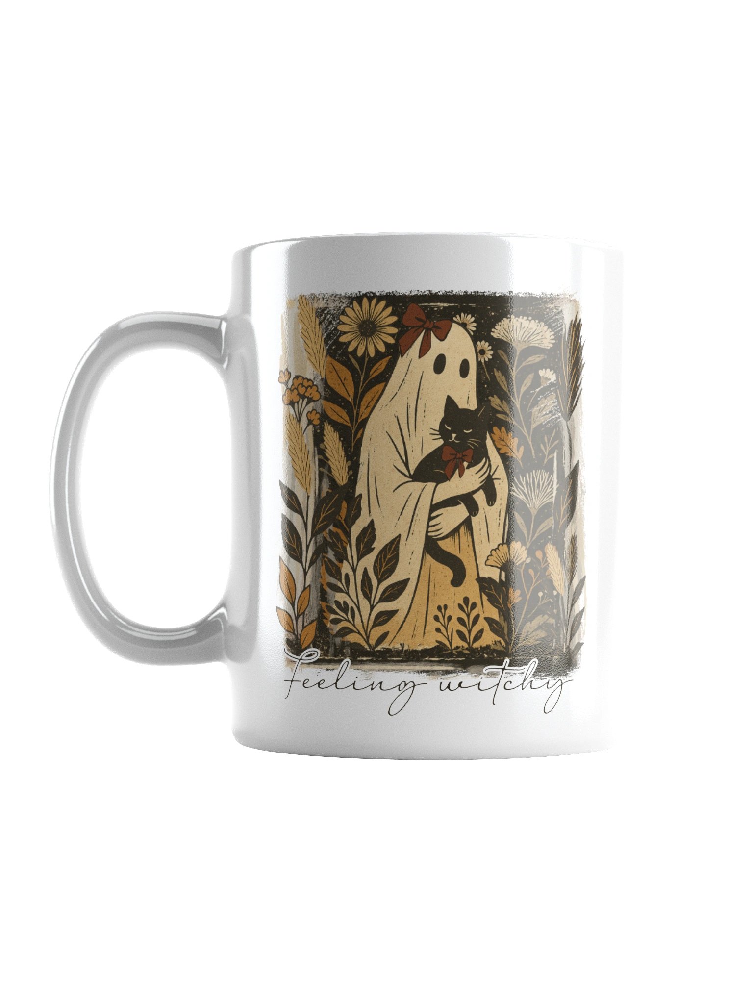 Ghostly Feeling Witchy Glossy Mug product image (1)