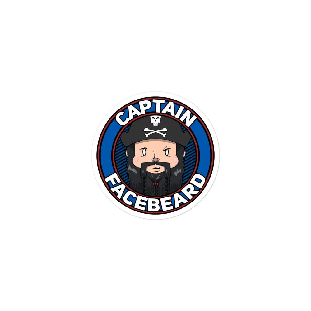 Captain FaceBeard Fridge Magnet product image (1)