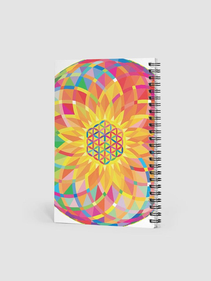SACRED GEOMETRY VORTEX WIZARD • spiral notebook product image (2)