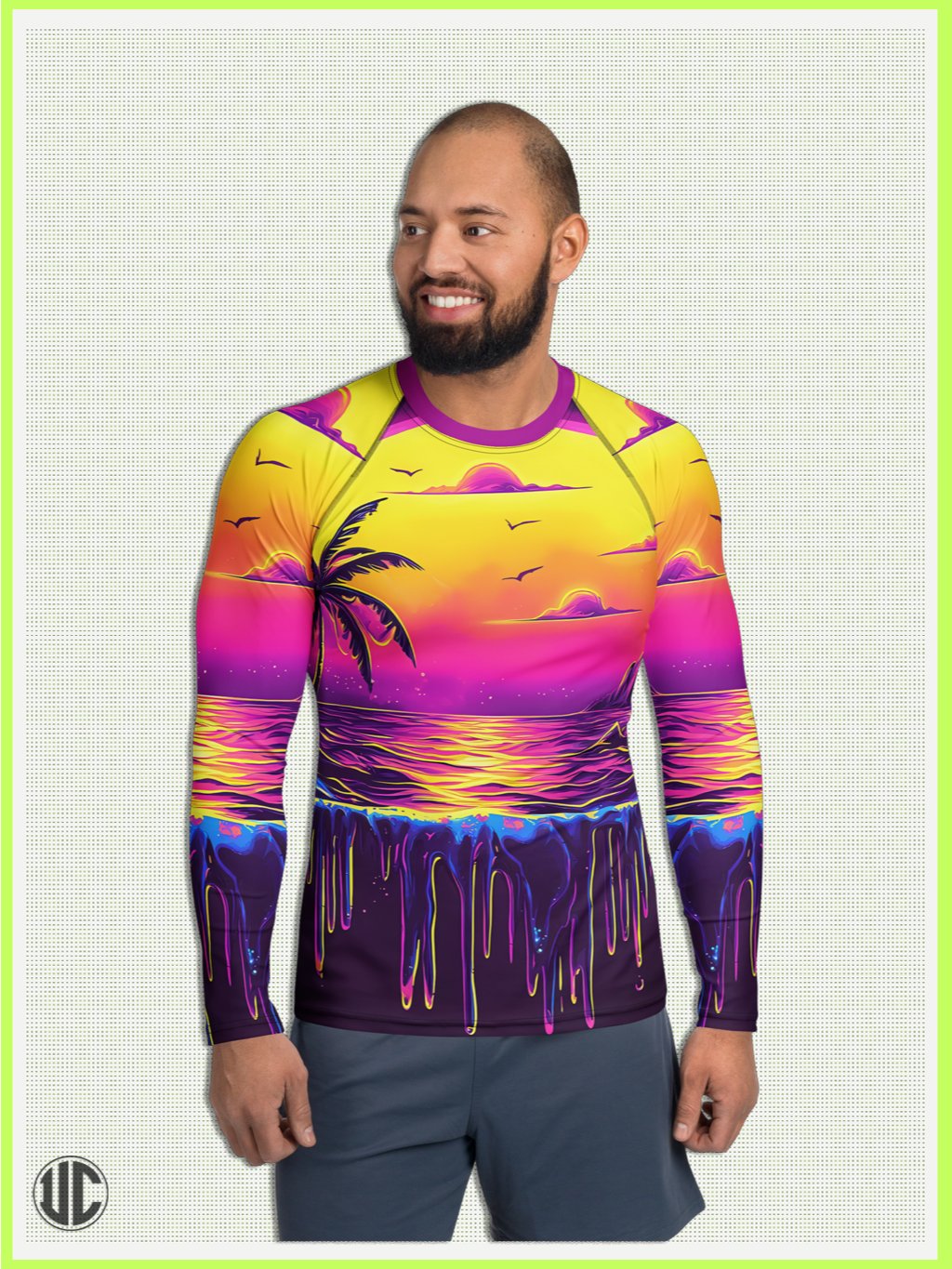 Melt Horizon – Men’s Rash Guard product image (1)