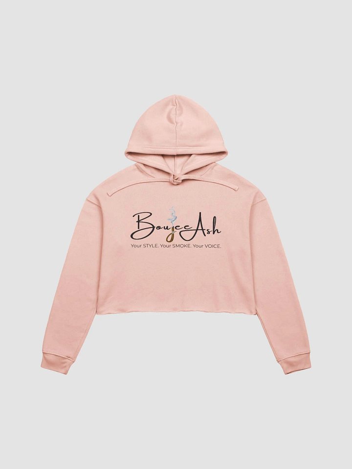 Boujee Ash Tagline Crop Hoodie product image (1)