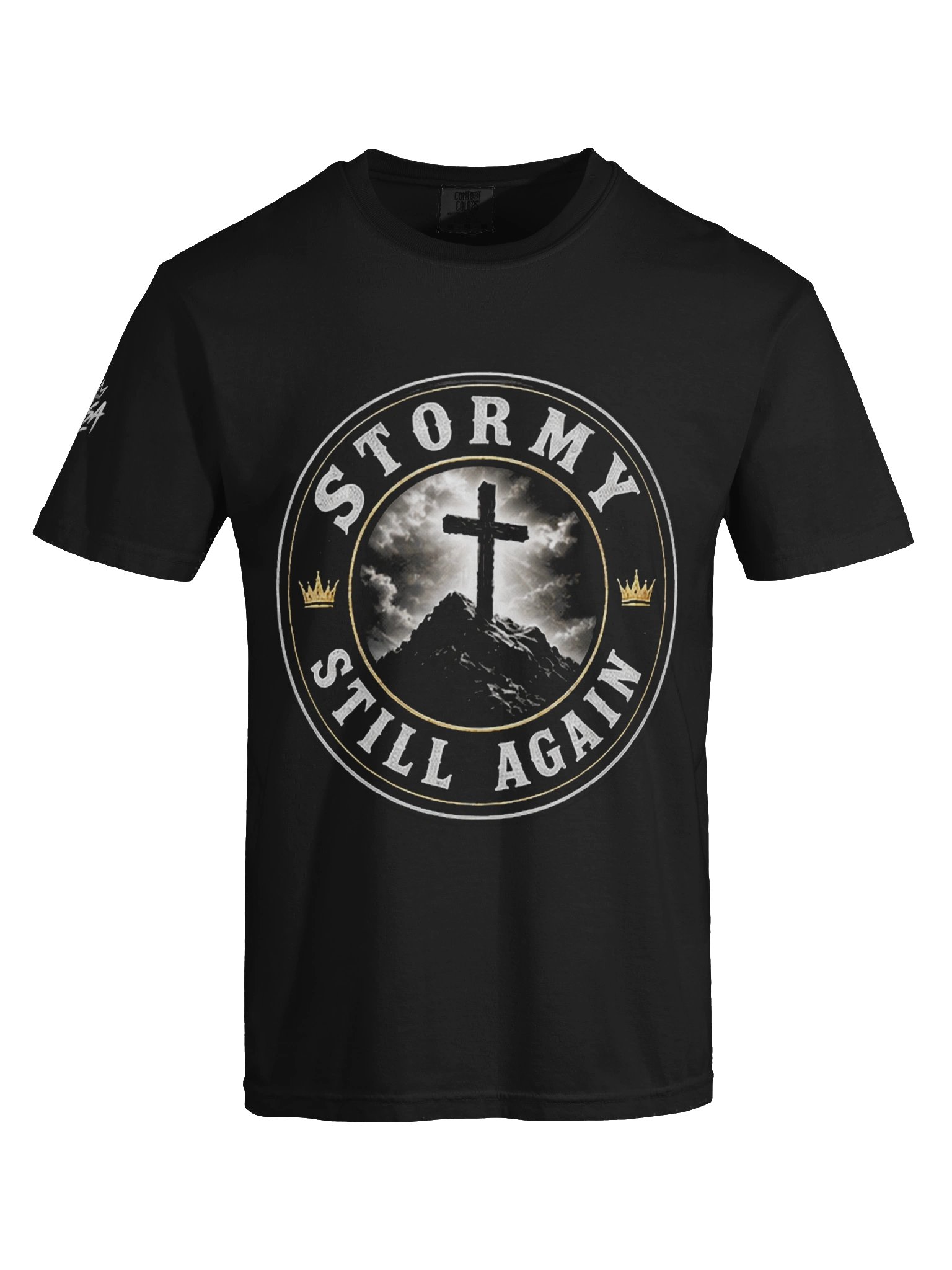 Stormy Still Again Cross Emblem Tee product image (5)