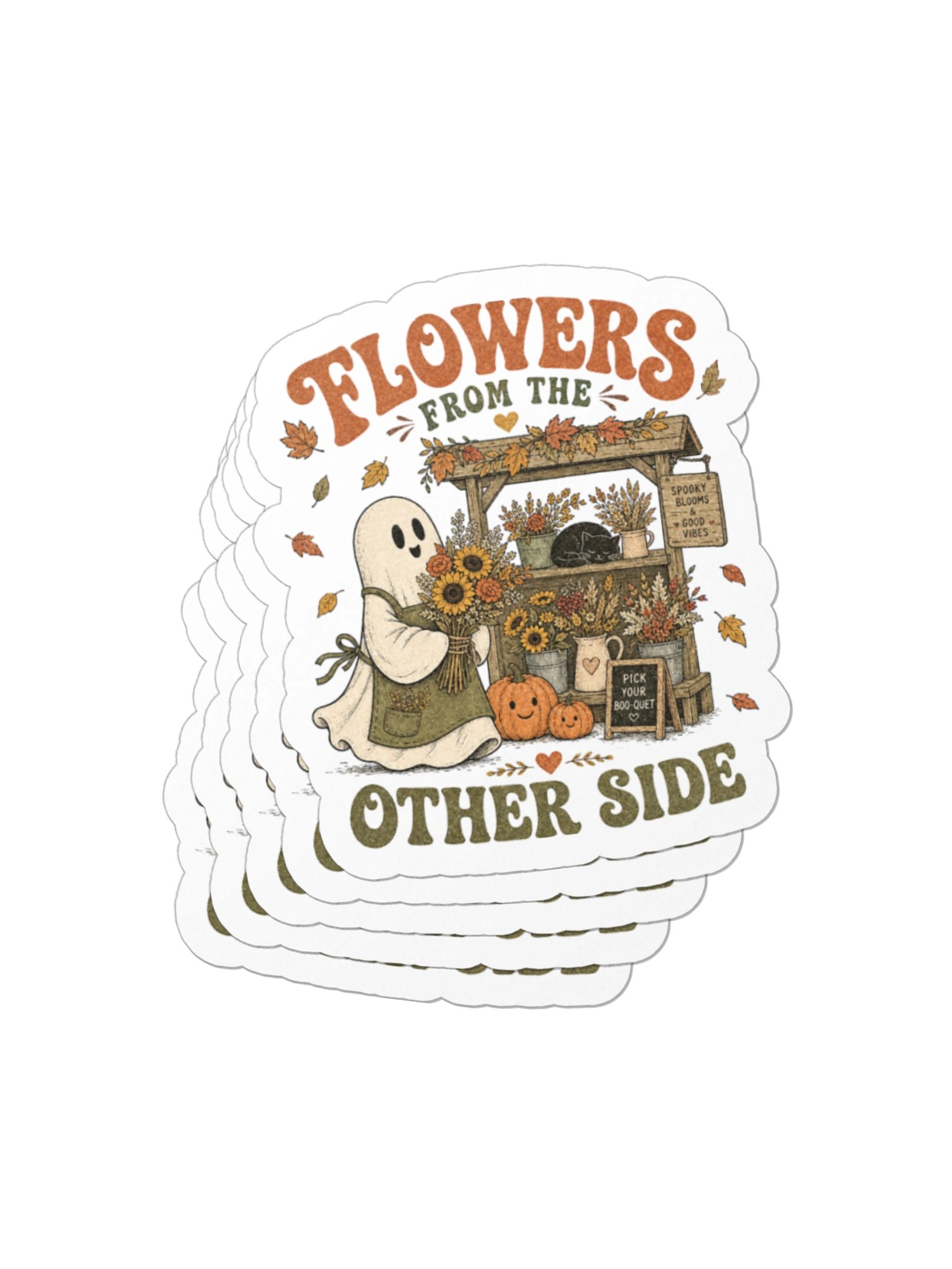 Flowers From the Other Side Spooky Blooms Die-Cut Sticker product image (6)