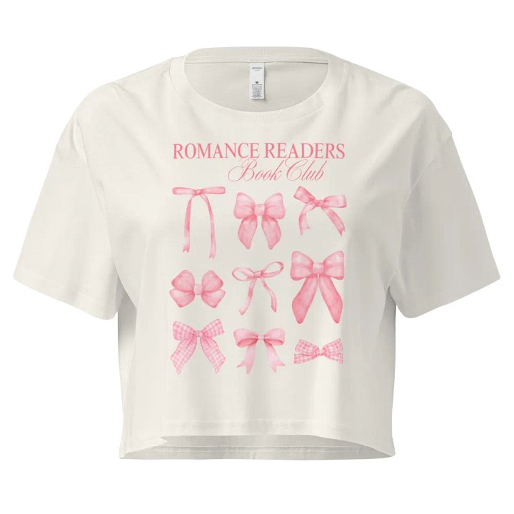 Romance Reader (bows) | Crop Tee product image (1)