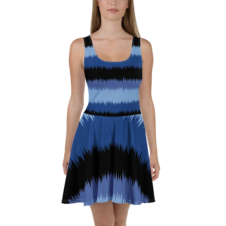 Sawtooth Blues Skater Dress product image (2)