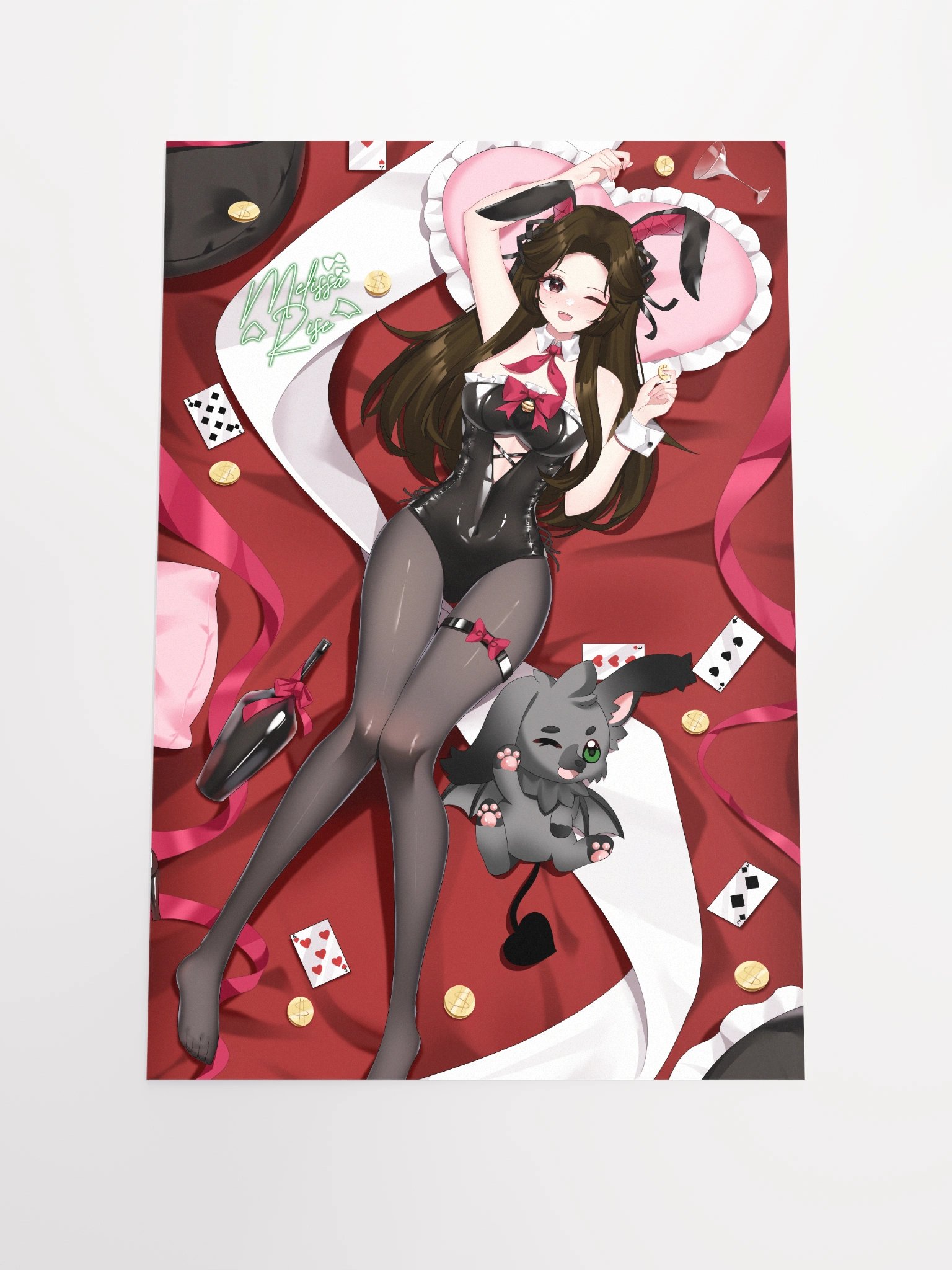 Signed Bunny Suit Matte Poster product image (1)