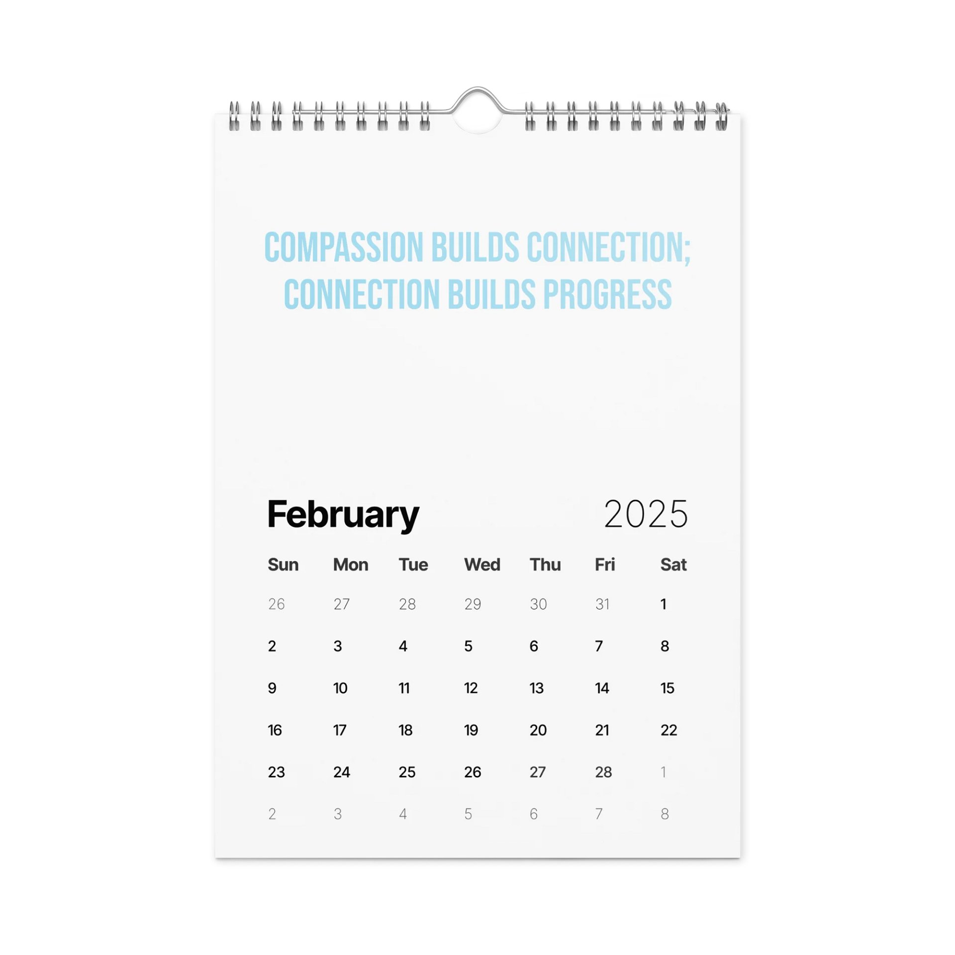 Beacon of Hope 2025 Wall Calendar: Be the Light product image (5)